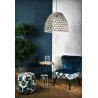 Fauteuil en velours Jungle