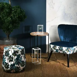 Pouf en tissu Jungle