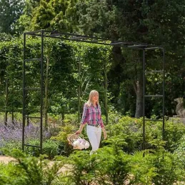 Arche de jardin carrée en acier galvanisé Square