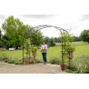 Arche de jardin 2m50 en acier galvanisé Ellipse