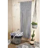 Sac de rangement en jute et cuir