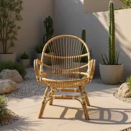 Fauteuil Coquille en manau Jakarta