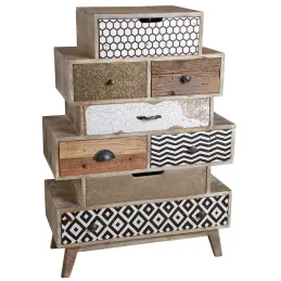 Grande commode en manguier Zigzag