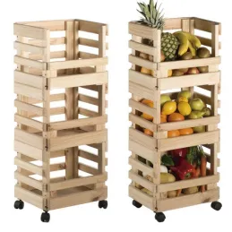 Caisse de rangement sur roulettes Evolution (Lot de 3)