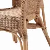Fauteuil avec coussin en moelle de rotin Galep