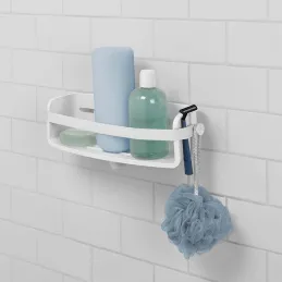 Support accessoires de douche 1 étagère Flex