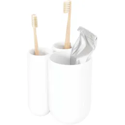 Gobelet avec porte brosse à dents