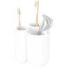Gobelet avec porte brosse à dents