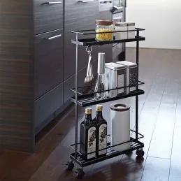 Desserte de cuisine sur roulettes Slim