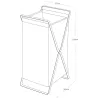Panier à linge pliable Tower