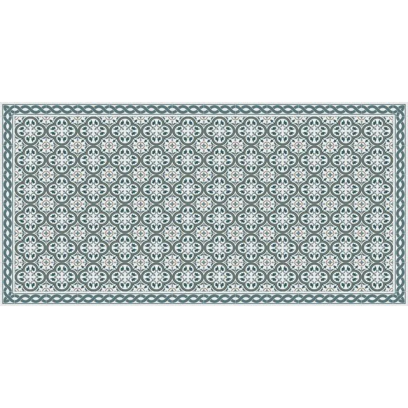 Tapis intérieur extérieur en vinyle carreaux portuguais
