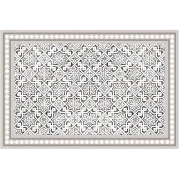Tapis intérieur extérieur en vinyle carreaux marocains