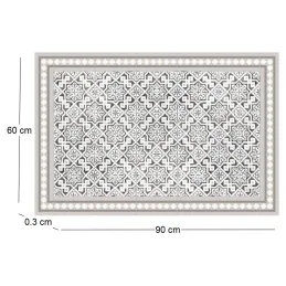 Tapis intérieur extérieur en vinyle carreaux marocains