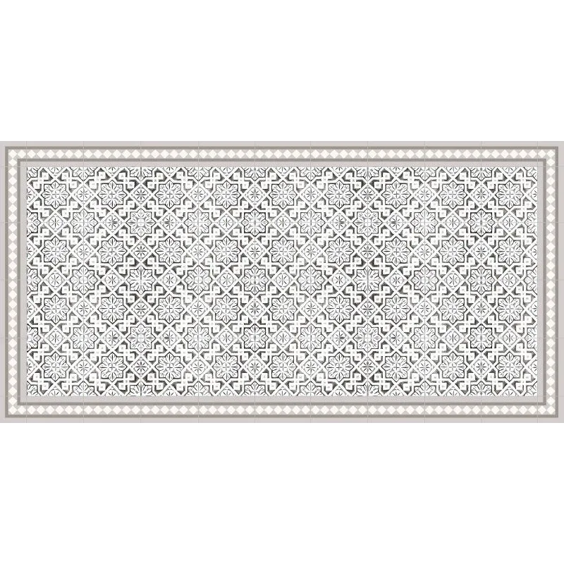 Tapis intérieur extérieur en vinyle carreaux marocains