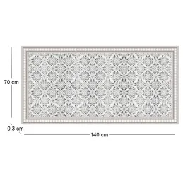 Tapis intérieur extérieur en vinyle carreaux marocains