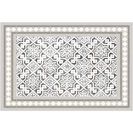 Tapis intérieur extérieur en vinyle carreaux marocains