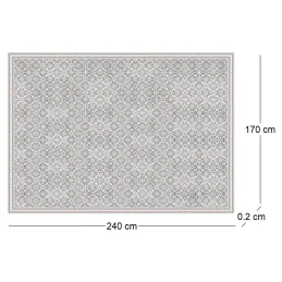 Tapis intérieur extérieur en vinyle carreaux marocains