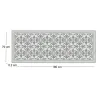 Tapis intérieur extérieur en vinyle carreaux de ciment feuilles