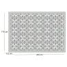 Tapis intérieur extérieur en vinyle carreaux de ciment feuilles