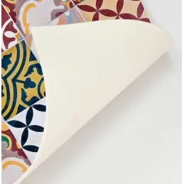 Tapis intérieur extérieur en vinyle mosaique