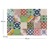 Tapis intérieur extérieur en vinyle mosaique