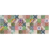 Tapis intérieur extérieur en vinyle mosaique