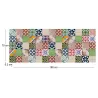 Tapis intérieur extérieur en vinyle mosaique