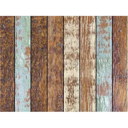 Set de table en vinyle Plancher en bois