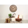 Horloge en bois et métal Industrie