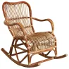 Rocking chair en rotin naturel Paya