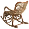 Rocking chair en rotin naturel Paya