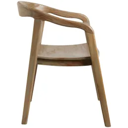 Fauteuil en teck patiné Ciamis