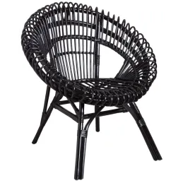 Fauteuil soleil en rotin