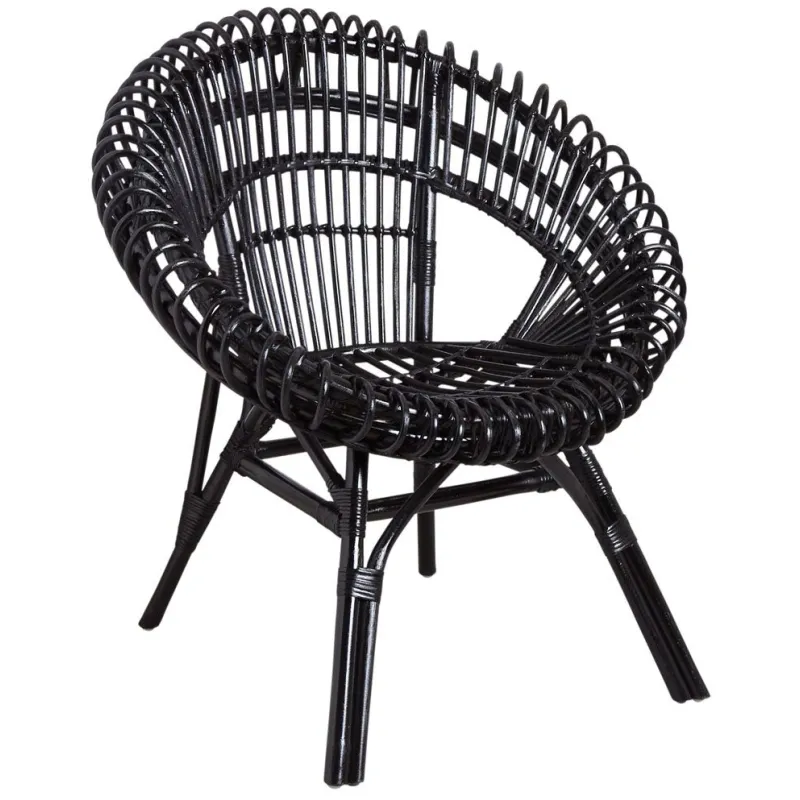 Fauteuil soleil en rotin