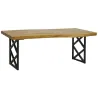 Table en bois de suar patiné