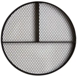 Etagère ronde murale fond grillagé
