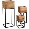 Sellettes jardinières Lofty (Lot de 3)