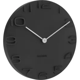 Horloge moderne avec aiguilles chromées On the Edge