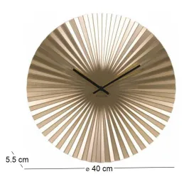 Horloge design en métal Sensu