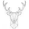 Porte mémo cerf Linéa