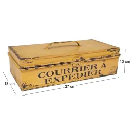 Boîte en fer Courrier à expédier