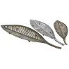 Corbeilles Feuilles en métal laqué (Lot de 3)