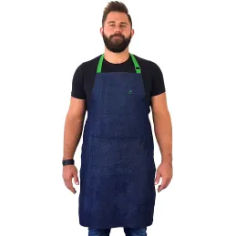Tablier de cuisine unisexe en jean