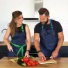 Tablier de cuisine unisexe en jean