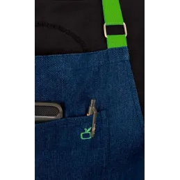 Tablier de cuisine unisexe en jean