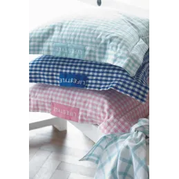 Coussin déco 45cm 100% coton St Tropez