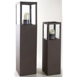 Colonnes en métal Stuart (Lot de 2)