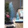 Feuille déco en métal antique à planter