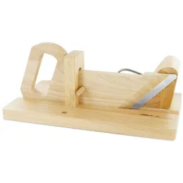 Trancheuse à charcuterie en bois