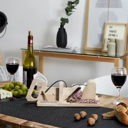 Trancheuse à charcuterie en bois